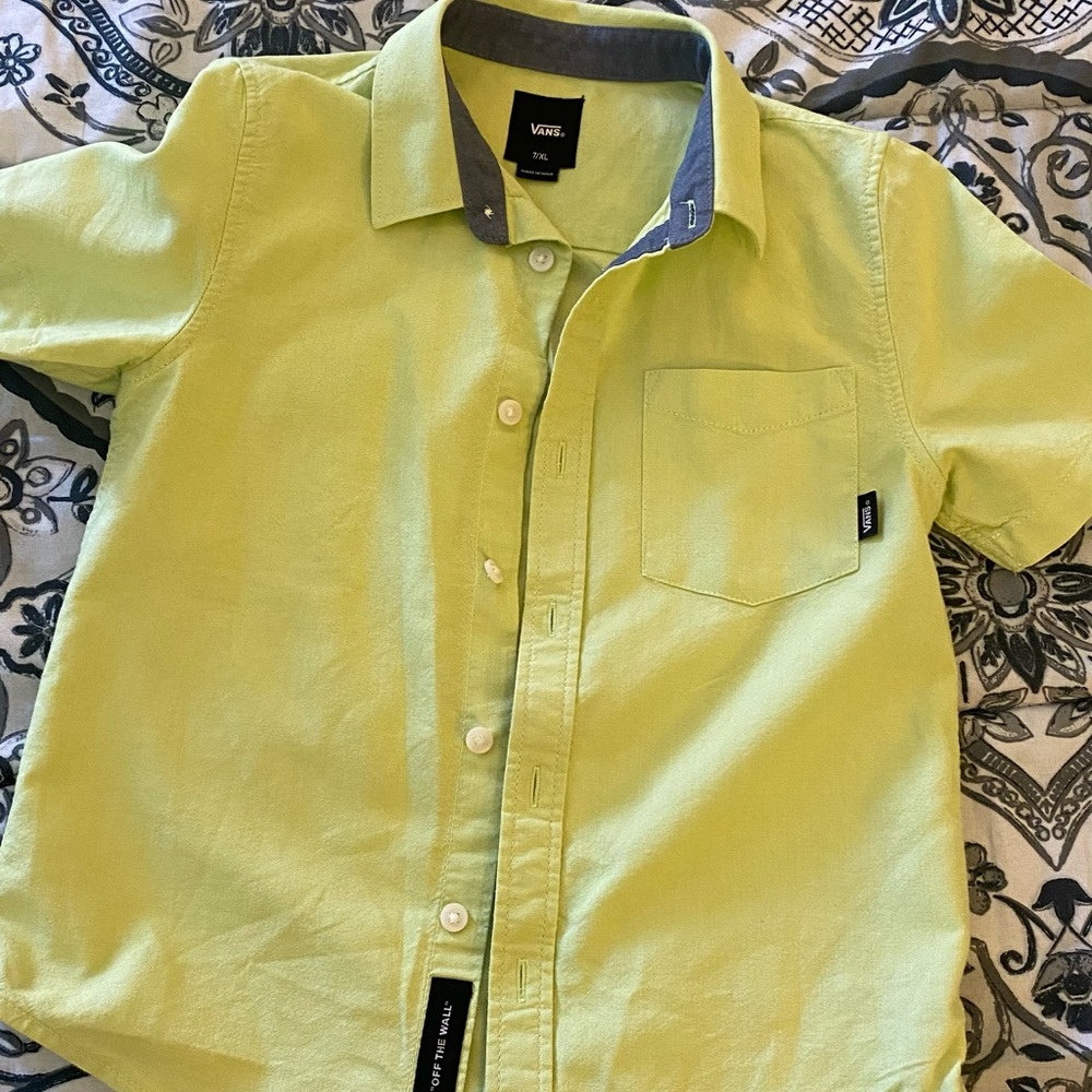 Vans button up shirt